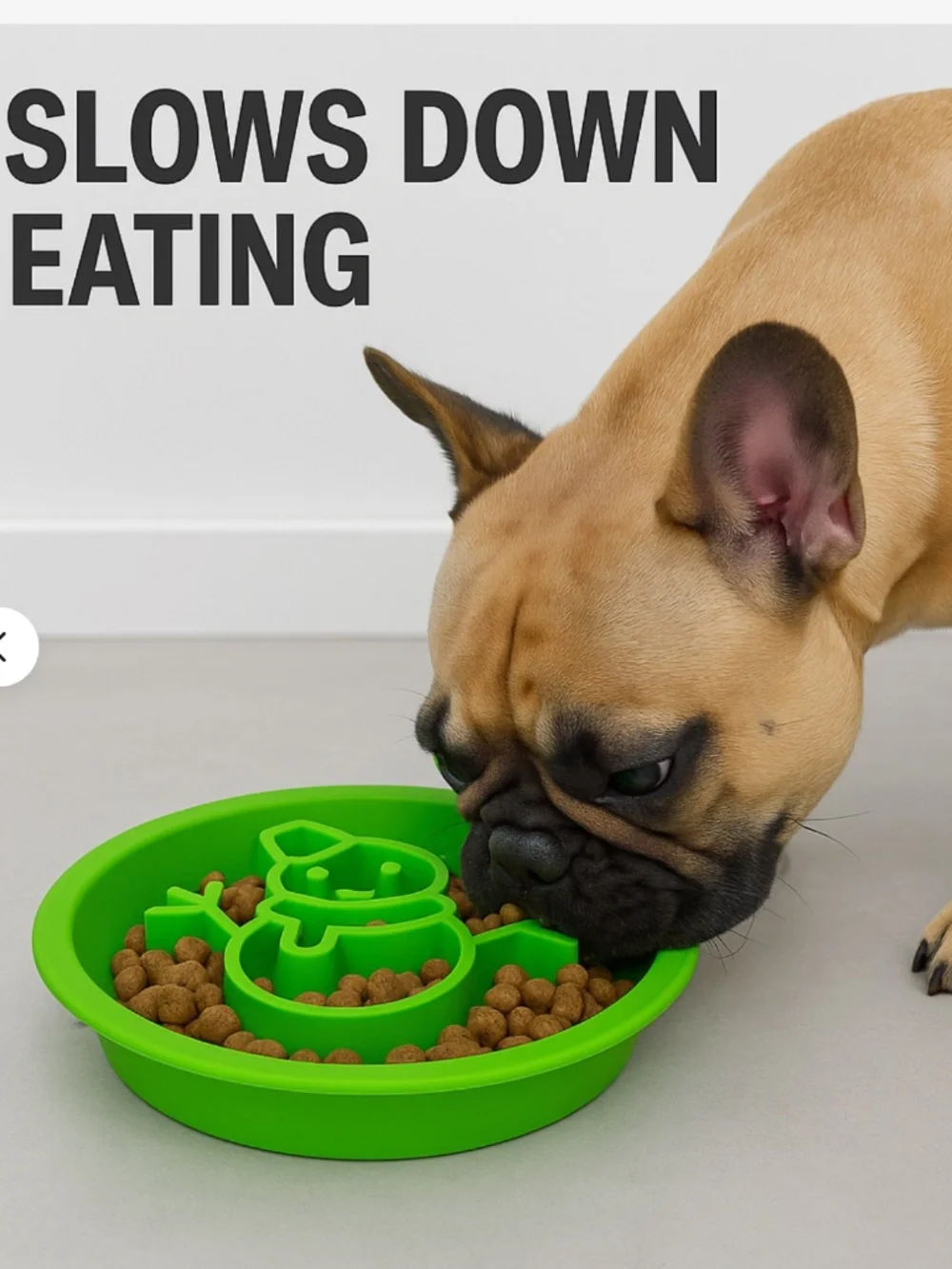Silicone Dog Slow Feeder / Snowman Lick Mat / Holiday